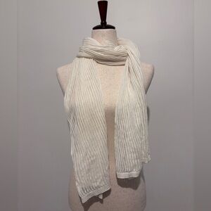 A New Day Sheer Cream Lightweight Scarf